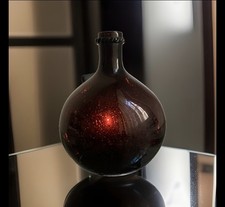 Damjan vase ou pied de lampe verre soufflé BIOT vintage Mid Century  forme libre