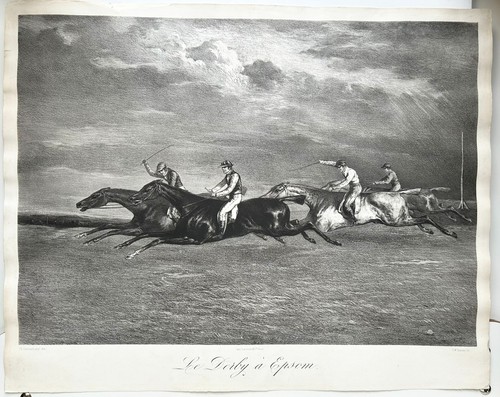 Chevaux derby à epsom - chevaux, "le