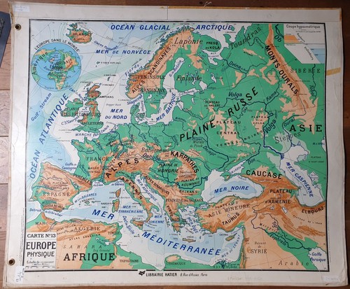 Carte scolaire hatier - carte,