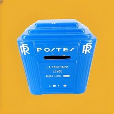 Tirelire bleue poste en - tirelire, la