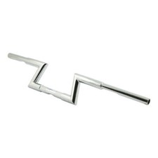 Fehling Bas Z-Bar Guidon 12cm Élevé, 1 1/4 ", Chrome, pour Harley-Davidson À TUV
