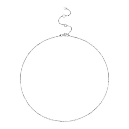 Collier chaîne perles - À,