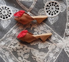 chaussures bois et cuir