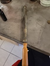 OUTIL ancien: POMPE-PULVERISATEUR en cuivre.