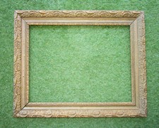 Ancien beau cadre XIXe bois et