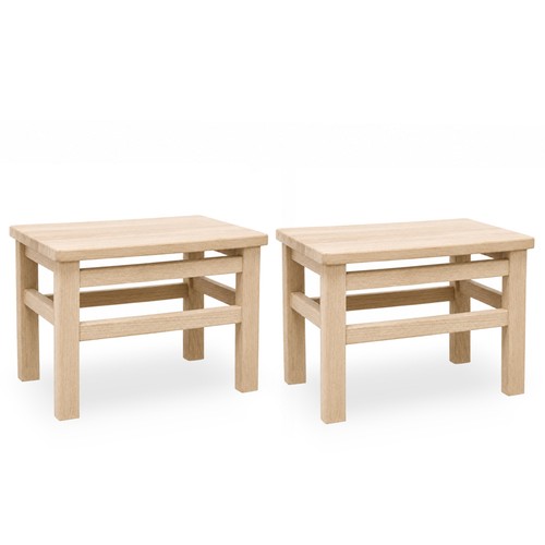 Lot tabourets bas poggia - 2,