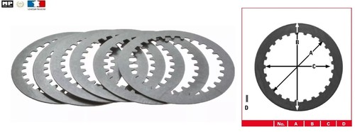 Kit disques lisses - 6,