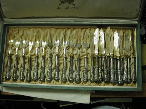 Lot couteaux fourchettes - lot, 24