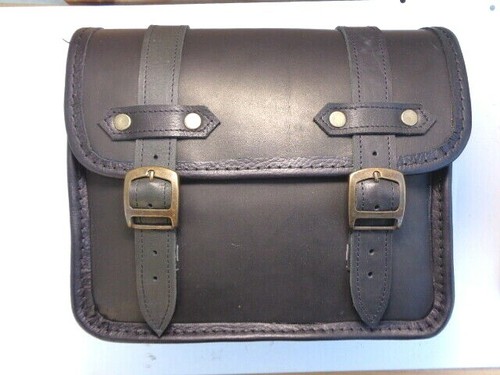 Paire sacoche cuir noir - de,