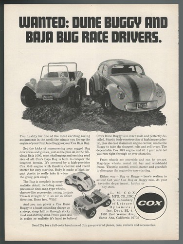 1972 cox dune - baja, bug
