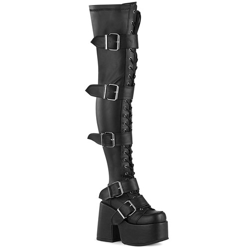Black platform cyber - platform, lace