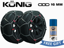 Chaînes À Neige KONIG 16 MM 225/50R17 Groupe 227 XB16 SUV Fourgons Homologuées