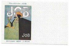 Carte postale ILLUSTRATEUR ART NOUVEAU MUCHA COLLECTION JOB AFFICHE1897 J. ATCHE