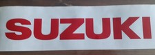 Sticker, adhésif rouge SUZUKI de flanc RG 500 Gamma