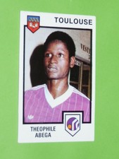 #323 THEOPHILE ABEGA TOULOUSE FC TEFECE PANINI FOOTBALL 85 1984-1985