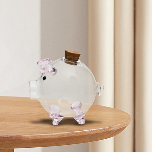 Figurine cochon verre - de,