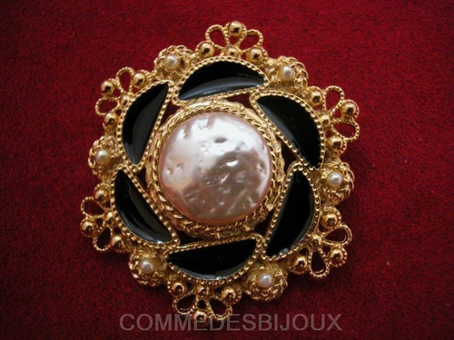Broche vintage sphinx rosace - vintage,