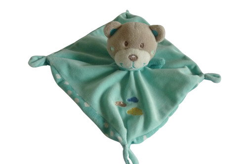 Doudou ours plat - , neuf