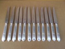 12 Couteaux anciens de table orféverie BOULENGER bel état d ussage
