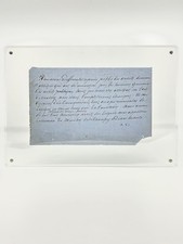 Alexandre DUMAS - Manuscrit autographe signé - Indipendente 1862