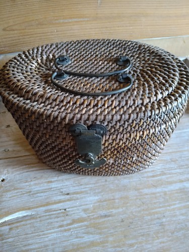 Belle malle panier osier - panier, en