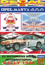 DECAL OPEL MANTA 400 J.MCRAE MANX R.1984 WINNER (02)