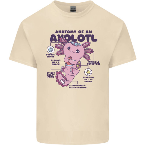 Axolotl anatomie homme coton - anatomie,