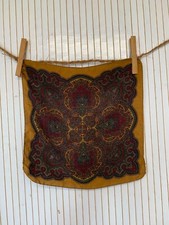 Mouchoir Pochette de costume Marron à motif Mini Foulard Carré idée Cadeau FO737