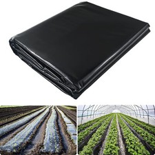 Bache Noire Agricole Bache Noire Jardin - Film de Serre Noir Polyéthylène 4 m...