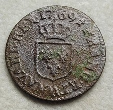 Louis XV, Liard 1769 AA