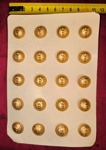 Boutons mm caducée - 20, 15
