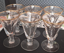 Lot de 6 anciens verres