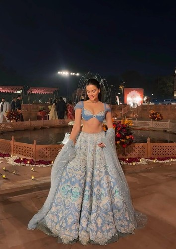 Mariée lourde mariage lehenga