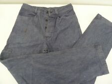 Pantalon de travail en toile bleu Marine nationale T. 38-39