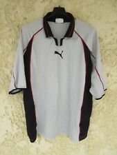 Maillot PUMA porté n°7 vintage couleurs METZ ancien gris shirt trikot jersey XL