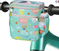 Sac de Guidon de vélo,Sacoche de Guidon pour Enfant,avec bandoulière A