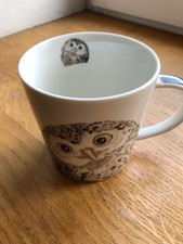 Mug décor chouette fabrication soignée