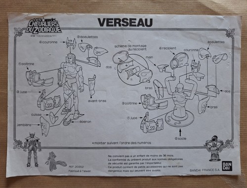 Chevalier zodiaque verseau - chevalier,