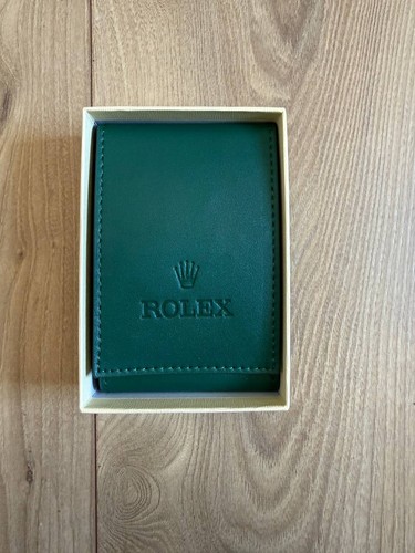 Rolex leather pouch vert - leather,
