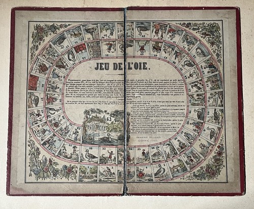 Ancien jeu oie - de, l'oie