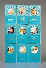 🌹 📖 Lot 9 Livres Romance Collection Turquoise – Édition 1979 – Vintage TBE