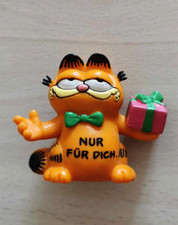 GARFIELD  FIGURINE  BULLY ALLEMAGNE 1978  1981 - 4,5 CMS ECRIT EN ALLEMAND