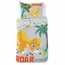 Housse De Couette Simple Officielle Disney Pour Enfants Simba Roi Lion Roarsome
