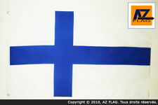 DRAPEAU FINLANDE 150x90cm - DRAPEAU FINLANDAIS 90 x 150 cm Polyester léger - Neu