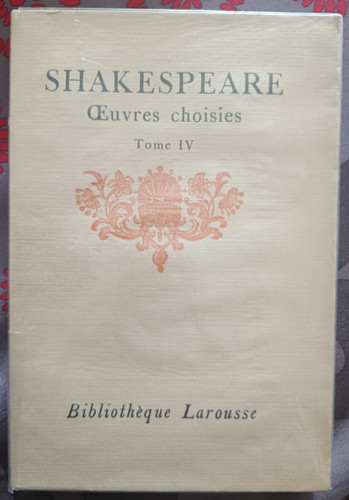 Shakespeare oeuvres choisies - shakespeare,