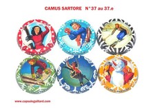 Série de 6  Capsules de champagne -  CAMUS SARTORE N°37 au 37.e