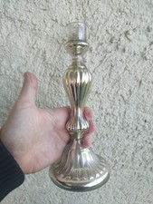 BOUGEOIR EN VERRE EGLOMISE