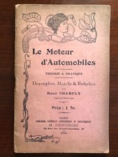 Le moteur d'automobile - René Champly - 1904