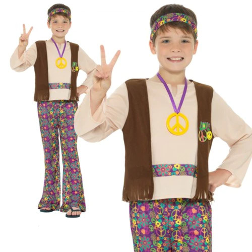Enfant hippie costume garçon - enfant,