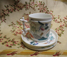 tasse et sous tasse asiatique